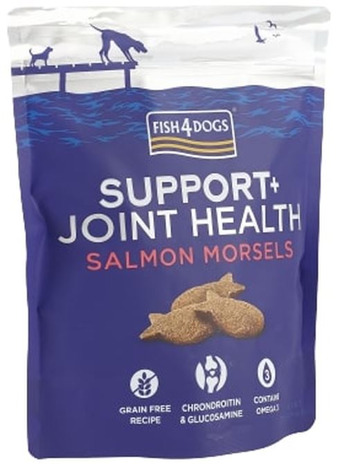 FISH4DOGS Support+ Joint Health Recompensă pentru câini, biscuiţi cu Somon 225g - Maxi-Pet.ro