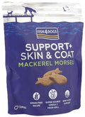 FISH4DOGS Support+ Skin & Coat Recompensă pentru câini, biscuiţi cu Macrou 225g