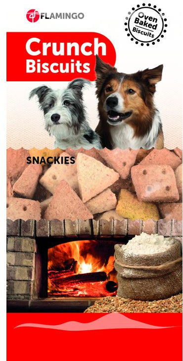 FLAMINGO Biscuiţi pentru câini Crunch Snackies 500g - Maxi-Pet.ro