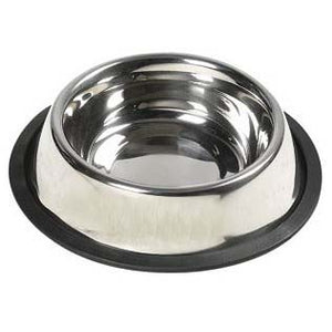 FLAMINGO Bol din otel inoxidabil, antiderapant, pentru caini 18cm, 946ml