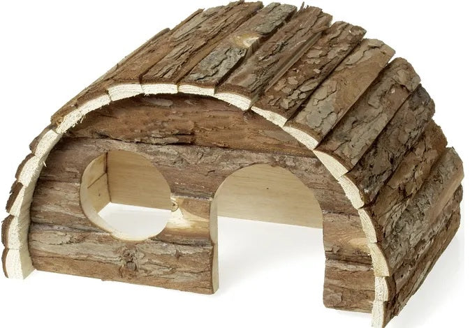 FLAMINGO Căsuţă din lemn pentru rozătoare, 15x9,5x9 cm - Maxi-Pet.ro