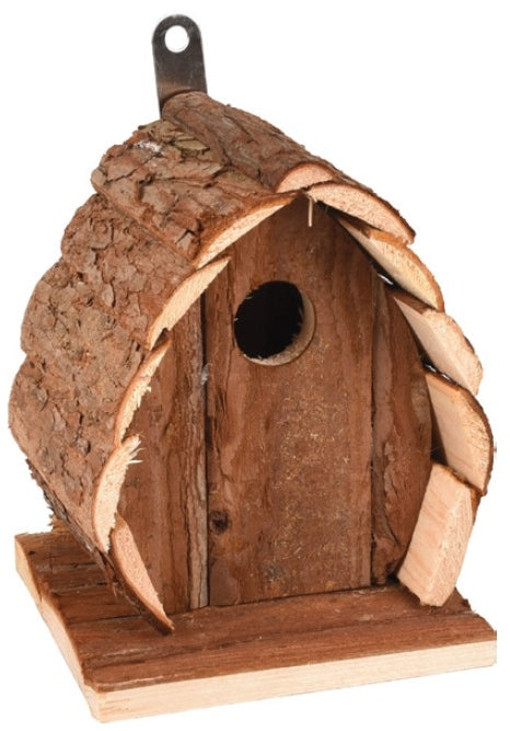 FLAMINGO Cuib GUIDO din lemn pentru păsări, 13X13X17cm - Maxi-Pet.ro
