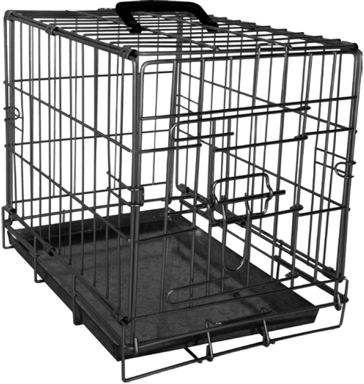 FLAMINGO Cusca EBO BLACK pentru caini, metal