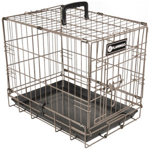 FLAMINGO Cusca EBO Taupe pentru caini, metal