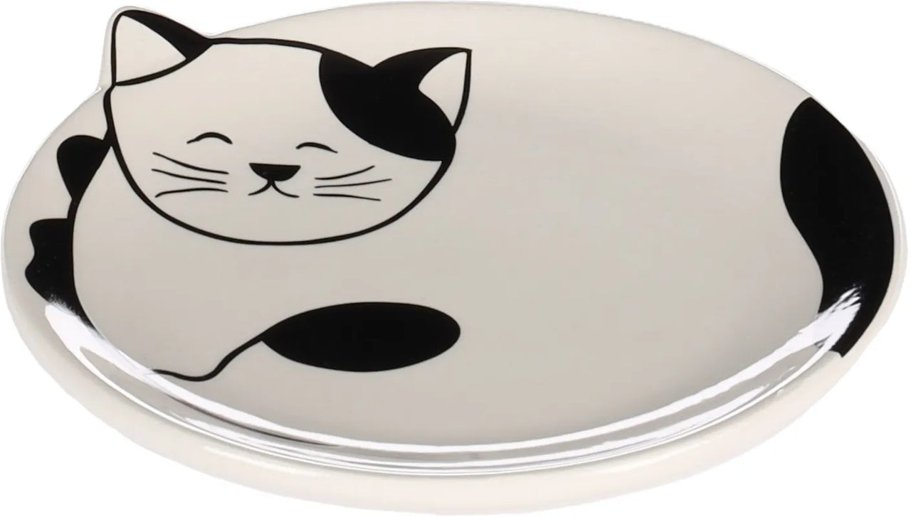 FLAMINGO Farfurie pentru pisici, din ceramica, model Pisica, 80 ml 