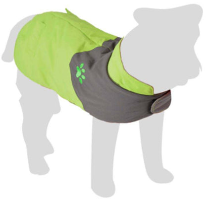 FLAMINGO Haina de ploaie pentru caini JUNO GREEN 30cm