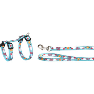 FLAMINGO Ham si lesa ARWEN pentru pisici, 15-25cm, 10mm, Albastru