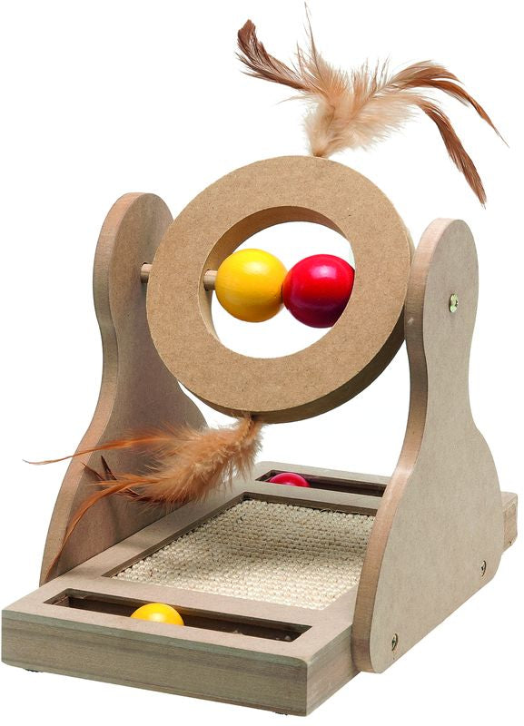 FLAMINGO Jucărie din lemn pentru ascuţit ghearele, 17x30x20cm - Maxi-Pet.ro