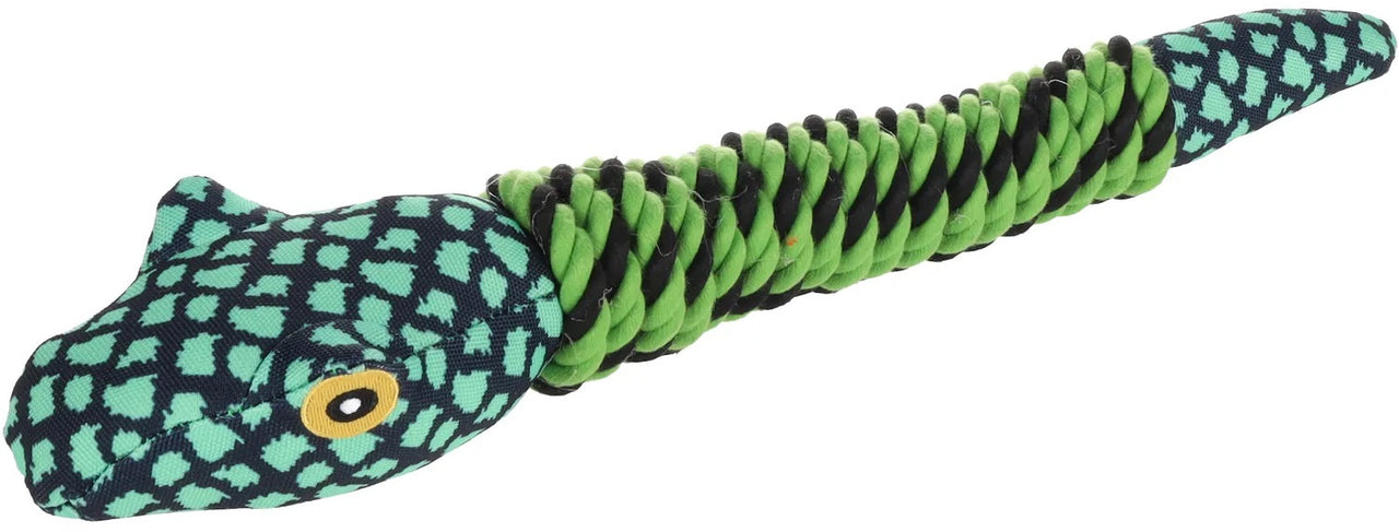 FLAMINGO Jucarie pentru caini, cu franghie, Sarpe, 44 cm