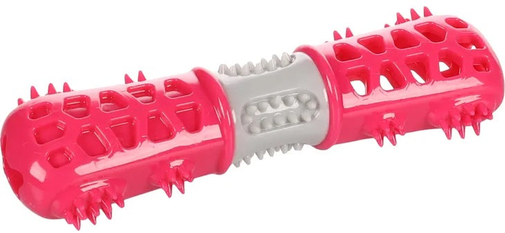 FLAMINGO Jucarie pentru caini, de ros cu eliberare de recompense, Fuchsia 24,4cm