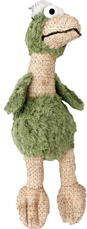 FLAMINGO Jucarie pentru caini, Rata din plus, 30x12x8cm, Verde
