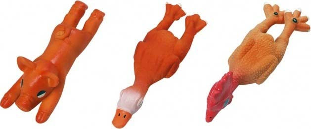 FLAMINGO Jucarie pentru caini Animale din latex, diverse modele 13x4x4cm