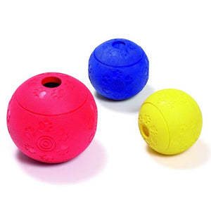 FLAMINGO Jucarie pentru caini Boomer Treatball, aroma de vanilie, diverse culori