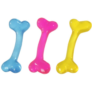 FLAMINGO Jucarie pentru caini GOOD4FUN in forma de Os, diferite culori