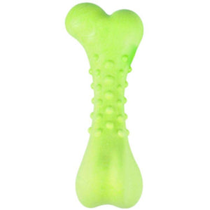 FLAMINGO Jucarie pentru caini in forma de Os Dina cu aroma de menta 16cm