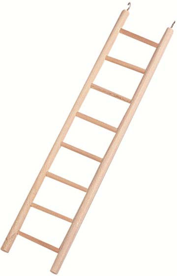 FLAMINGO Jucarie pentru pasari Scara de lemn cu 8 trepte, lungime 34cm