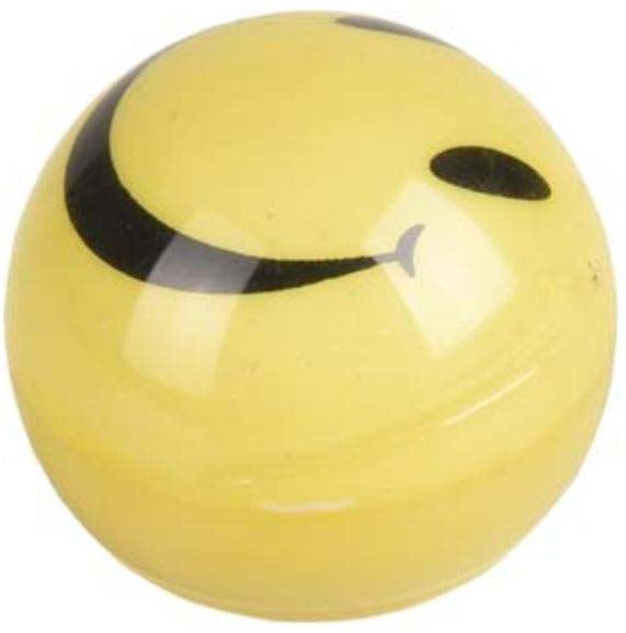 FLAMINGO Jucărie pentru pisici Wobbler Flashing Ball, minge galbenă 4,5cm - Maxi-Pet.ro