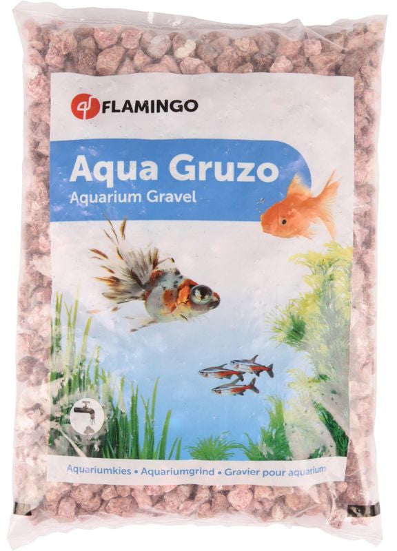 FLAMINGO Nisip şi pietriş Pebble Fegro Roz, 900g - Maxi-Pet.ro