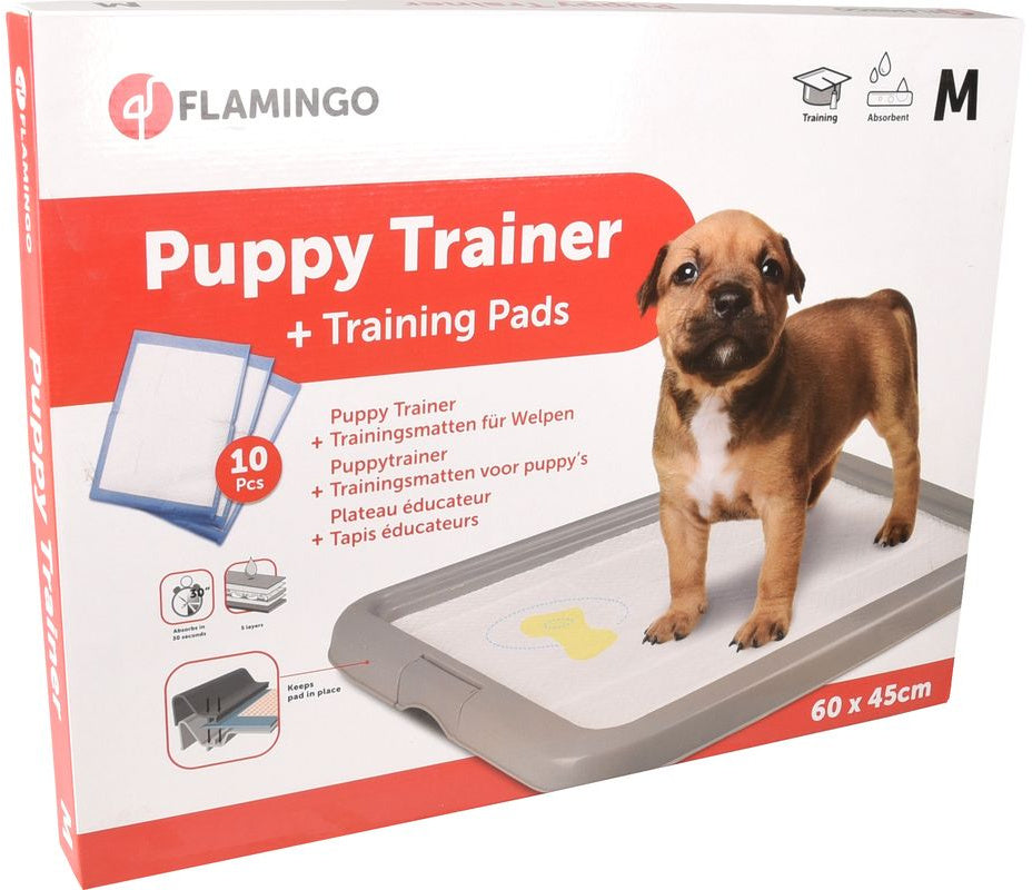 FLAMINGO Olita pentru catei Puppy Trainer, cu 10 covorase