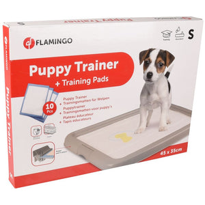 FLAMINGO Olita pentru catei Puppy Trainer cu 10 covorase 47,5x34,5x4,5cm