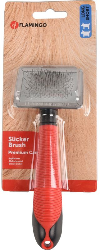 FLAMINGO Perie pentru caini, pentru netezire blana, cu maner