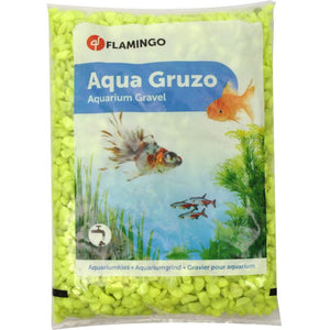 FLAMINGO Pietris pentru acvarii, 1kg, Galben Neon