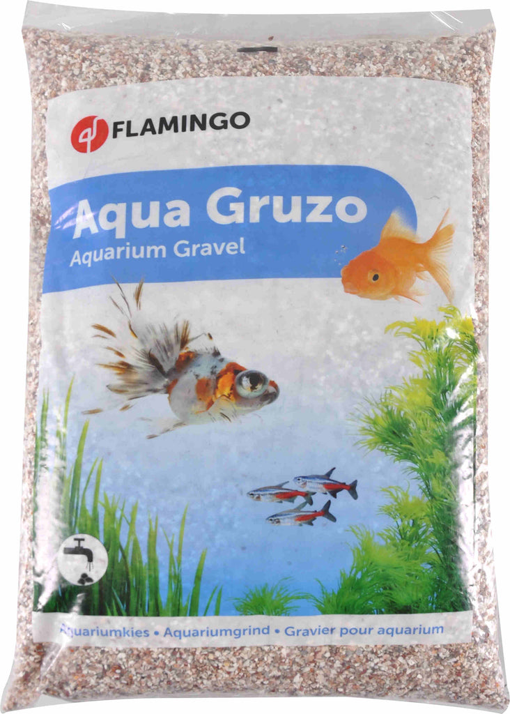 FLAMINGO Pietriş pentru acvarii Natur LIGHT, 1-3mm, 8kg - Maxi-Pet.ro