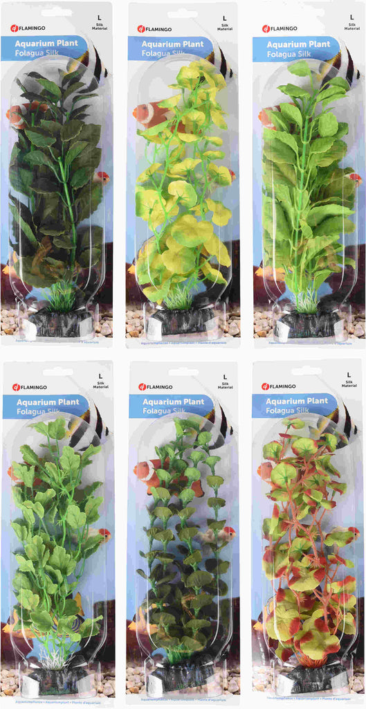 FLAMINGO Plante din textil pentru decor acvariu Brasil, M, 18cm, diverse modele - Maxi-Pet.ro