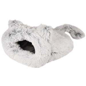 FLAMINGO Sac de dormit pentru pisici ALBA, cu blana, alb 38x53x23cm