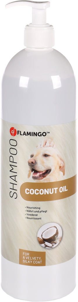 FLAMINGO Sampon cu Ulei din Nuca de Cocos, pentru blana catifelata 1L