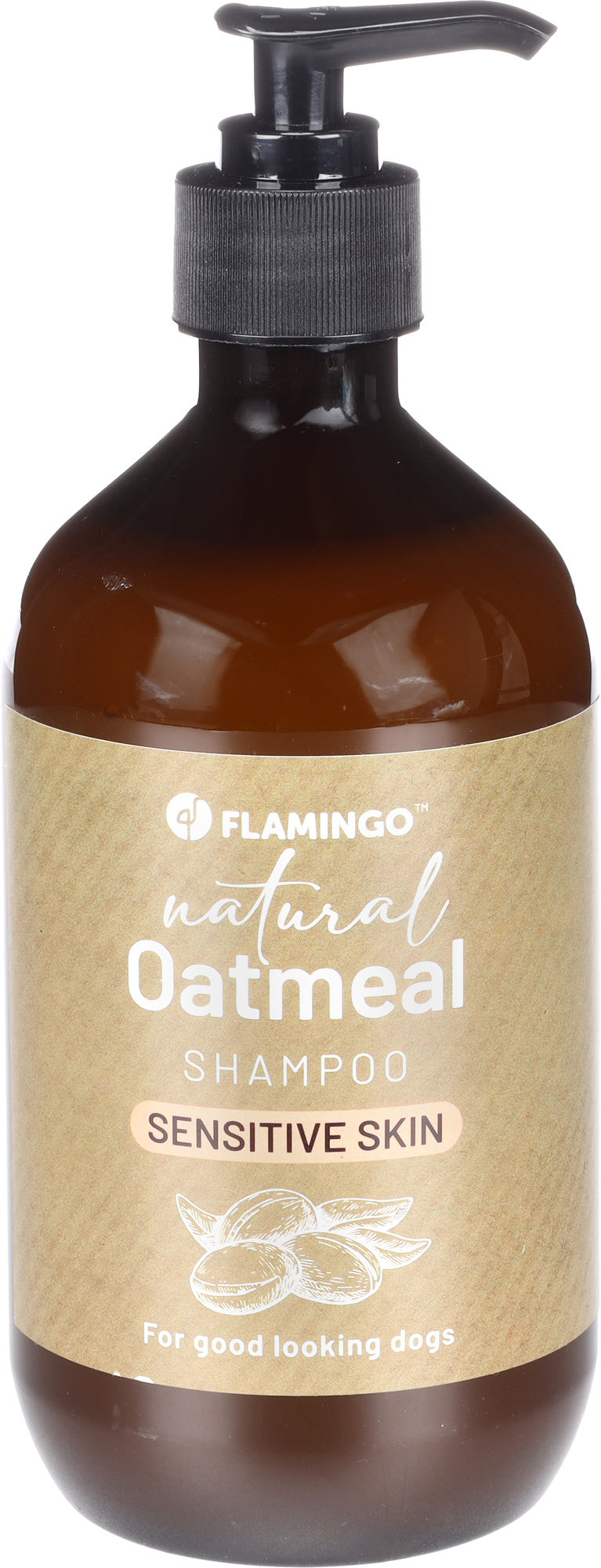 FLAMINGO Sampon Natural cu fulgi de ovaz pentru piele sensibila 500ml