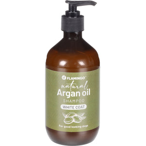 FLAMINGO Sampon Natural cu ulei de argan pentru blana alba 500ml