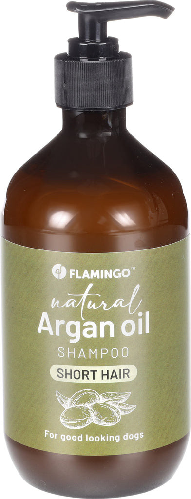 FLAMINGO Sampon Natural cu ulei de argan pentru blana scurta 500ml