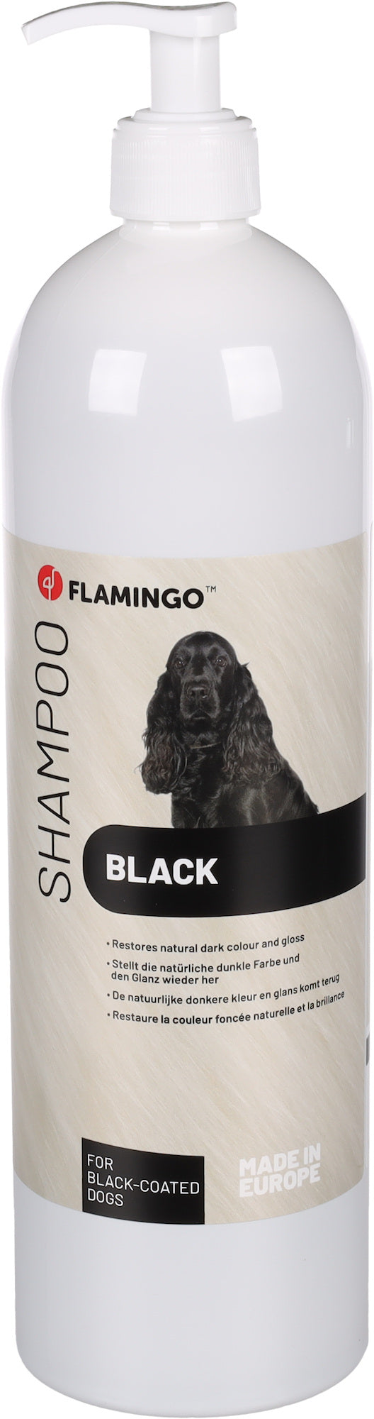 FLAMINGO Sampon pentru caini cu blana neagra 1L