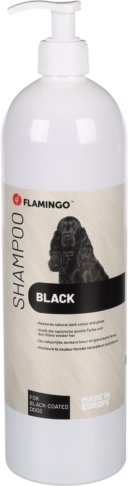 FLAMINGO Sampon pentru caini cu blana neagra 1L