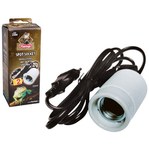 FLAMINGO Set instalatie ceramica pentru lampi, pentru iluminarea terariului