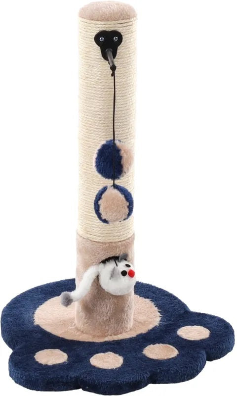 FLAMINGO Suport pentru ascutit ghearele, Viva 2, Albastru, 37x37x49cm