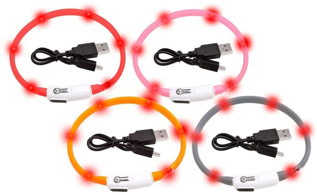 FLAMINGO Zgarda LED VISIO LIGHT pentru pisici, 35cm