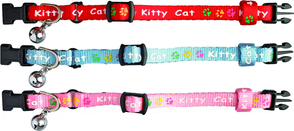 FLAMINGO Zgardă pentru pisicuţe KITTY CAT, diverse culori - Maxi-Pet.ro