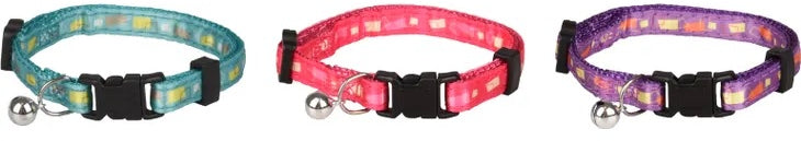 FLAMINGO Zgarda SAMI pentru pisici, 20-34cm, 10mm, div.culori