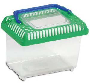 FOP Acvariu din plastic cu capac, diverse culori