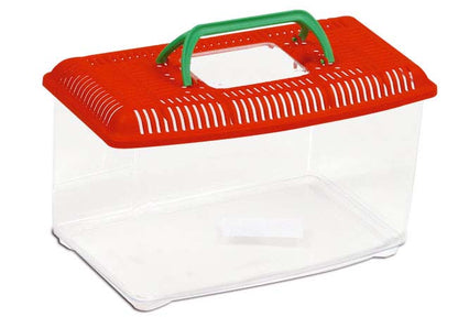 FOP Acvariu din plastic Medium cu capac 4,5 litri, 27,5x16,5x17,5cm, div. culori