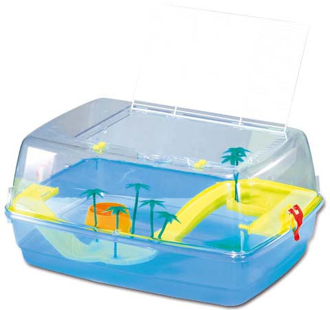 FOP Acvariu din plastic pentru broaste testoase CORFU 53x38x25,5cm, 50 litri