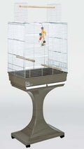 FOP Colivie pentru păsări SORAYA zincată, cu suport 66x45x81cm