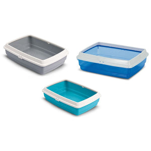 FOP Litiera cu margine, pentru pisici mari 53x38x16cm, diverse culori