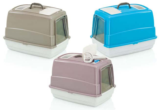 FOP Litiera pentru pisici JOY CAT inchisa, 54x39x39 cm, diverse culori