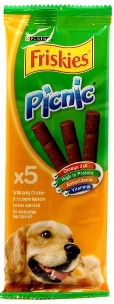 FRISKIES Recompense pentru câini PICNIC cu Pui 42g - Maxi-Pet.ro