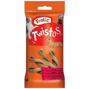 FROLIC Recompensa pentru caini Twistos, cu Vita 105g