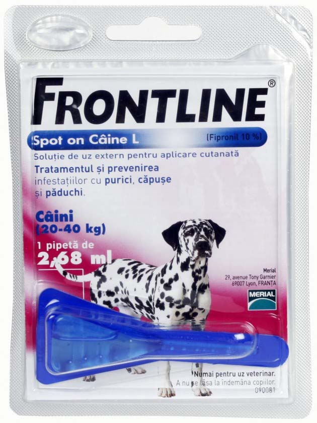 FRONLINE Spot On L Monopipeta pentru caini intre 20-40kg, 1 bucata