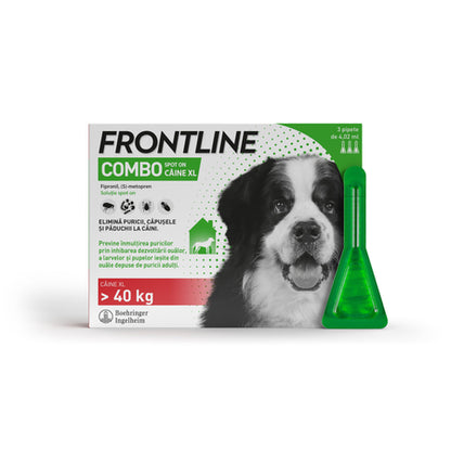 FRONTLINE Combo, Fiole pentru câini, 3 pipete